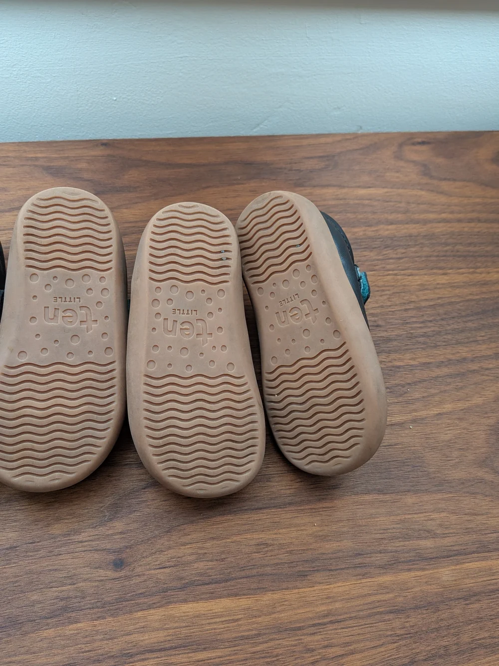 Ten Little Mary Jane Shoes Black Size 7 (1 pair)